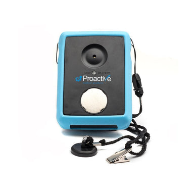 Blue and black electronic device with 'Proactive' branding on a white background