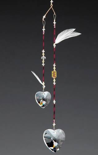 Heart-to-Heart Crystal Light Catcher Mobile