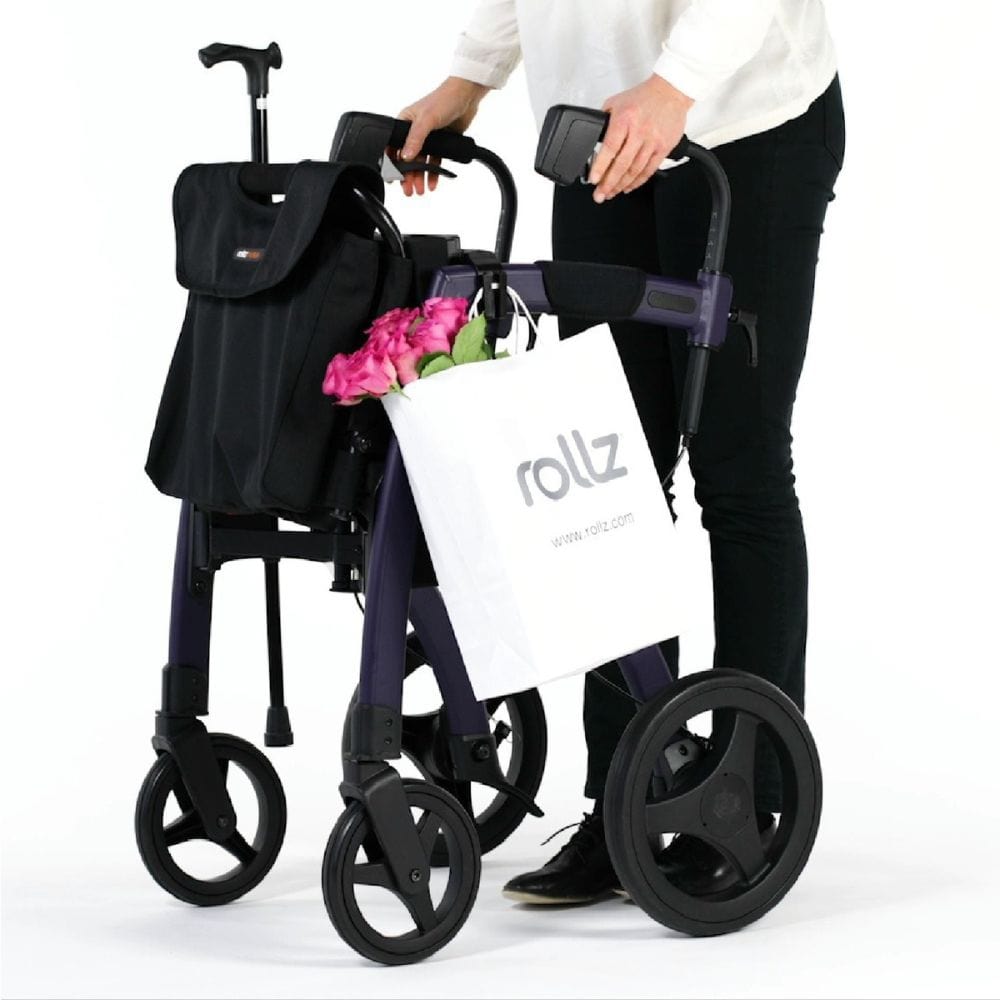 Rollz Motion 3 in 1 Wheelchair Package, Cane and Bag Holders
