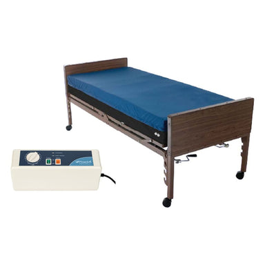 Self-Adjusting Air/Foam Mattress with Optional Alternating Pressure Pump