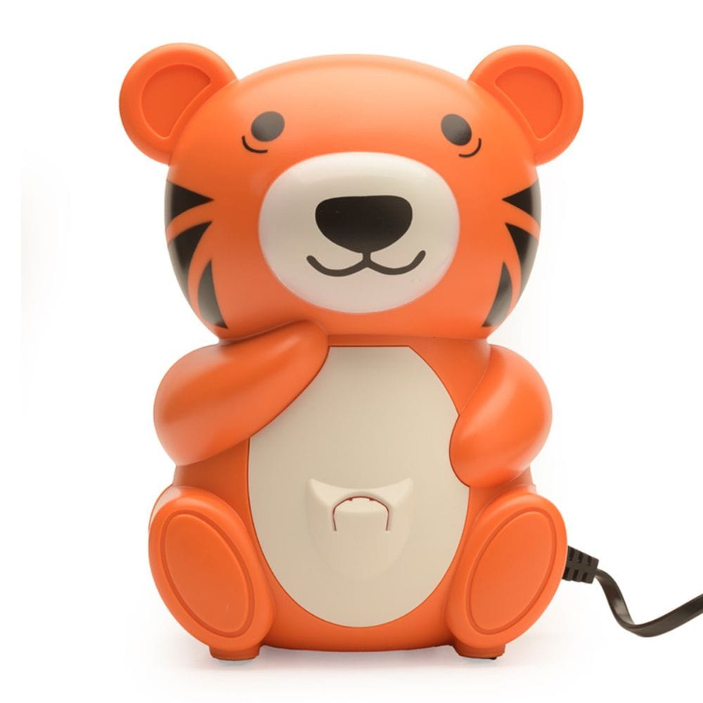 Orange Tiger pediatric Nebulizer w/both reusable & Disp neb cups,mask and tubing