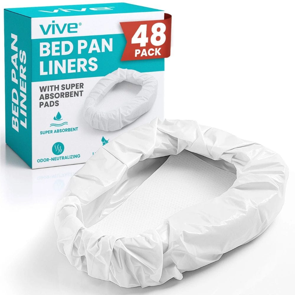 Vive Health Bedpan Liners