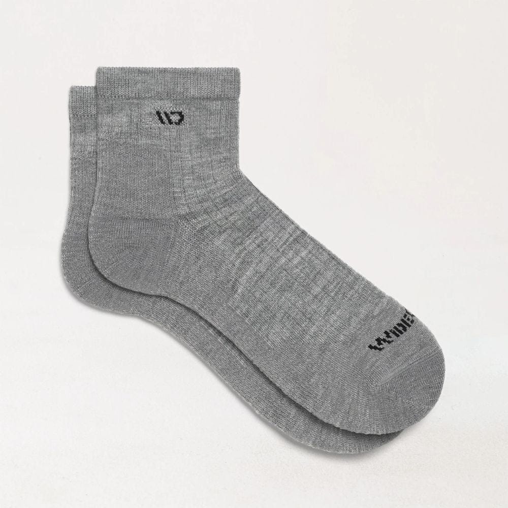 Wide Open Men's Solid Cushioned Quarter Socks