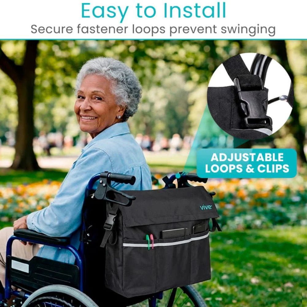 Vive Health Wheelchair Bag
