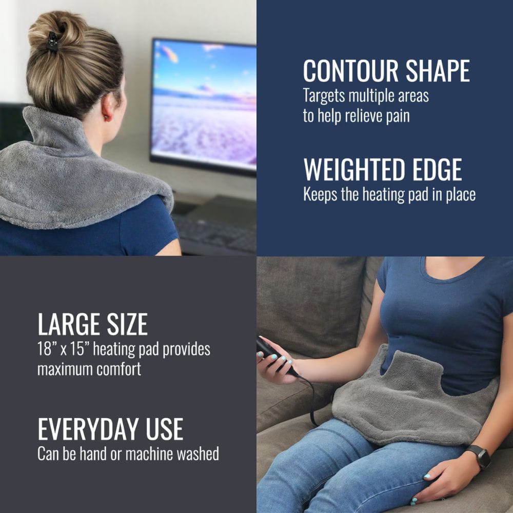 DMI Neck & Shoulder Electric Heating Pad Medium, 18x15"