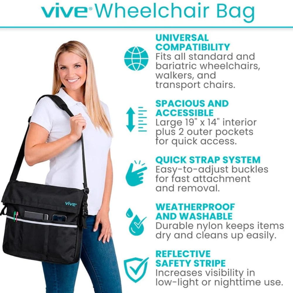 Vive Health Wheelchair Bag