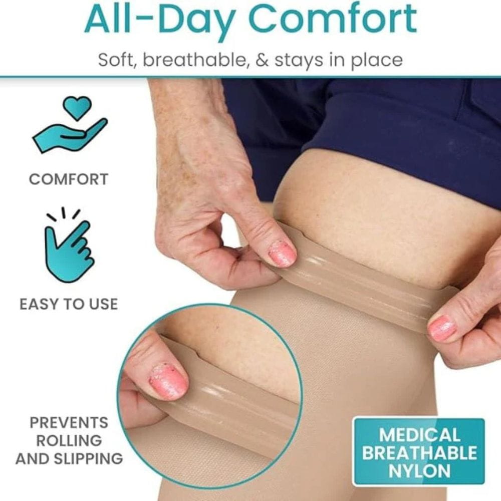 Vive Health 15-20 Thigh High Compression Stockings