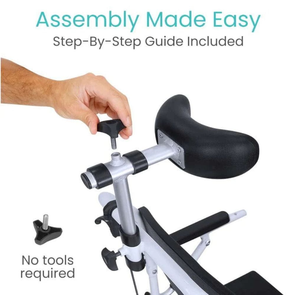 Vive Health Reclining Shower Commode Transport Chair