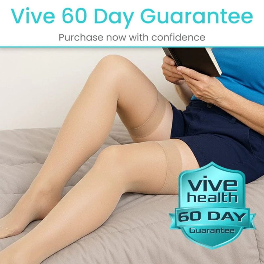 Vive Health 15-20 Thigh High Compression Stockings