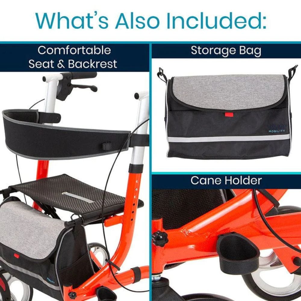 Vive Health Everglide Rollator (Model S)