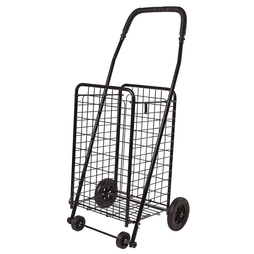 DMI Folding Shopping Cart, Black