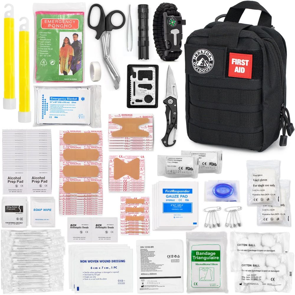 Brazos First Aid Kit, 250 Pieces