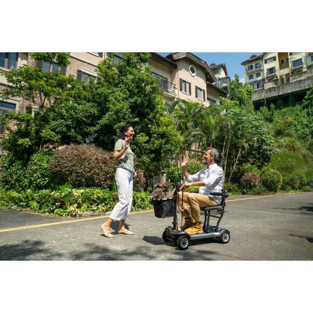Paiseec D3 Lightweight Mobility Scooter - Foldable 4-Wheel Travel Scooter
