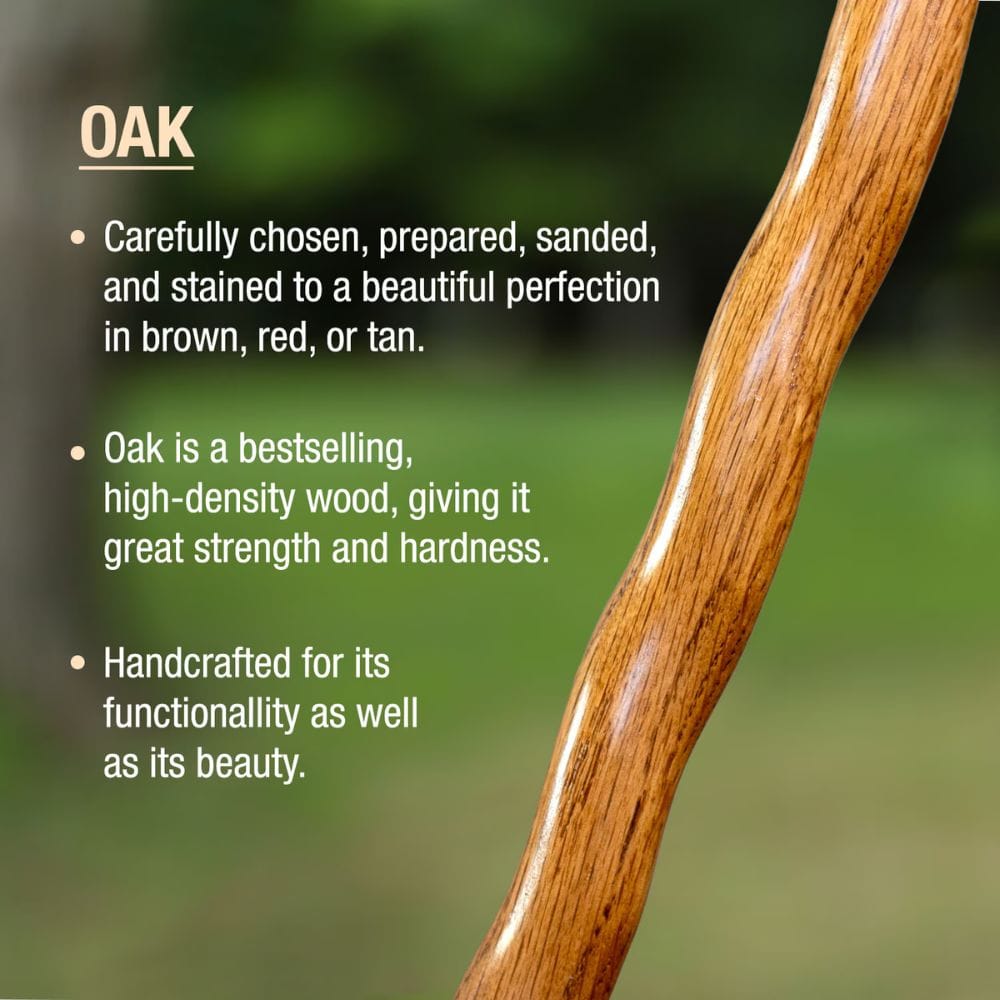 Brazos Twisted Oak Hitchhiker Walking Stick