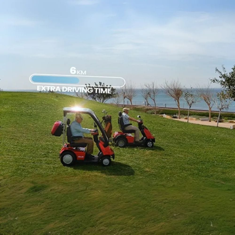 Afikim Afiscooter S4 Solar Canopy Mobility Scooter Lifestyle
