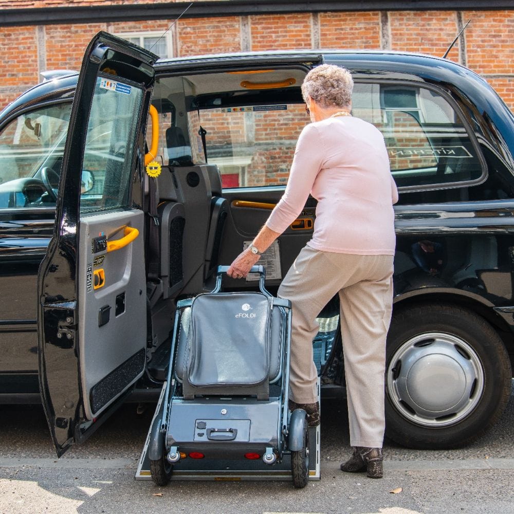 Afikim eFOLDi Explorer Foldable Mobility Scooter Lifestyle
