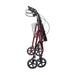 Black exercise bike on a white background