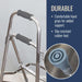 Walking frame with durable features highlighted on a gray background
