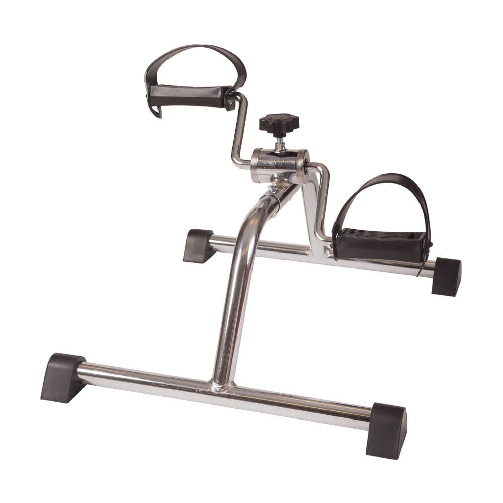 Stair climber exercise machine on a white background