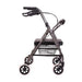 Rollator with basket on a white background