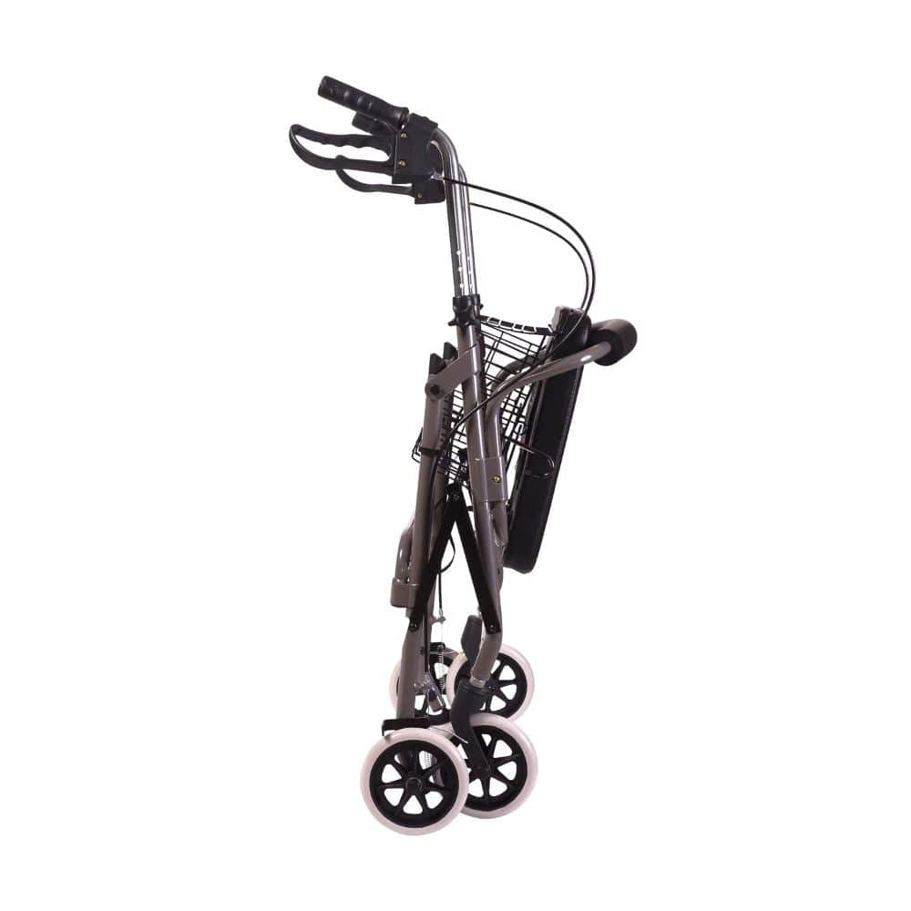 Foldable scooter with wheels on a white background