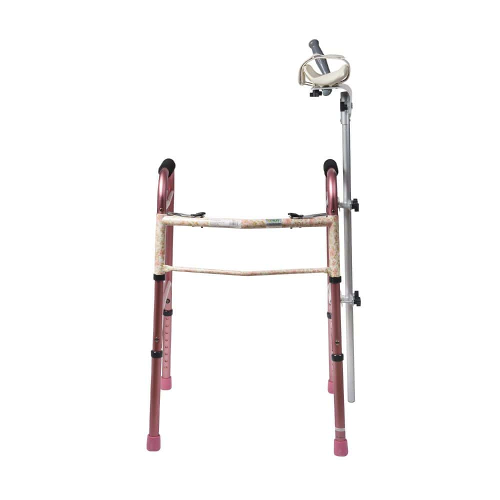Walker with a light attachment on a white background