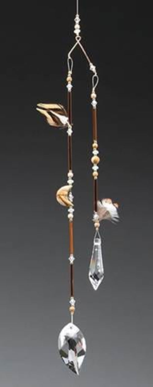 Desert Moon Crystal Light Catcher Mobile