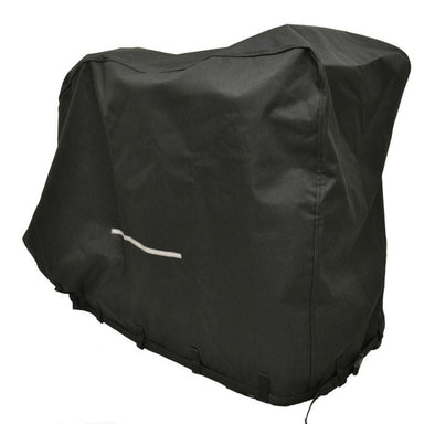 Black protective cover on a white background