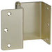 Metal corner bracket on a white background