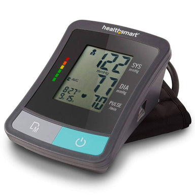 HealthSmart blood pressure monitor on a white background