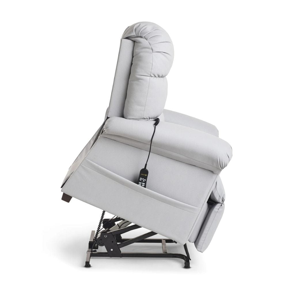 Gray lift chair on a white background