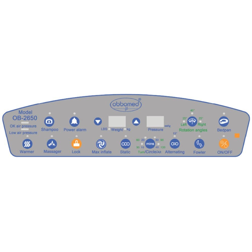 ObboMed OB-2650 Premium Air Mattress (Low dB Model) with Low Air Loss Air
