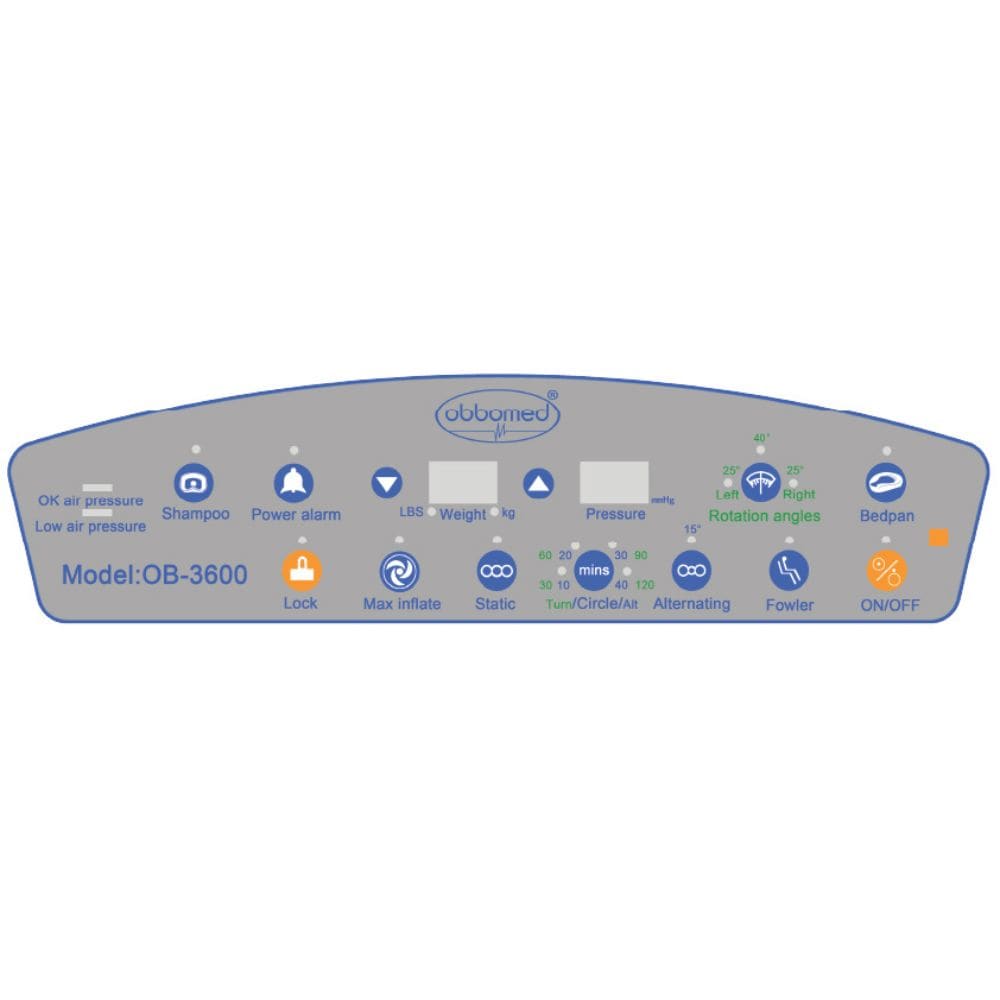 ObboMed OB-3600 Ultra Air Mattress with Low Air Loss Air