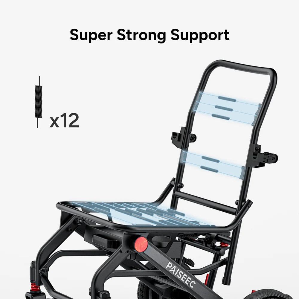 Paiseeec bike trailer with super strong support feature on a white background