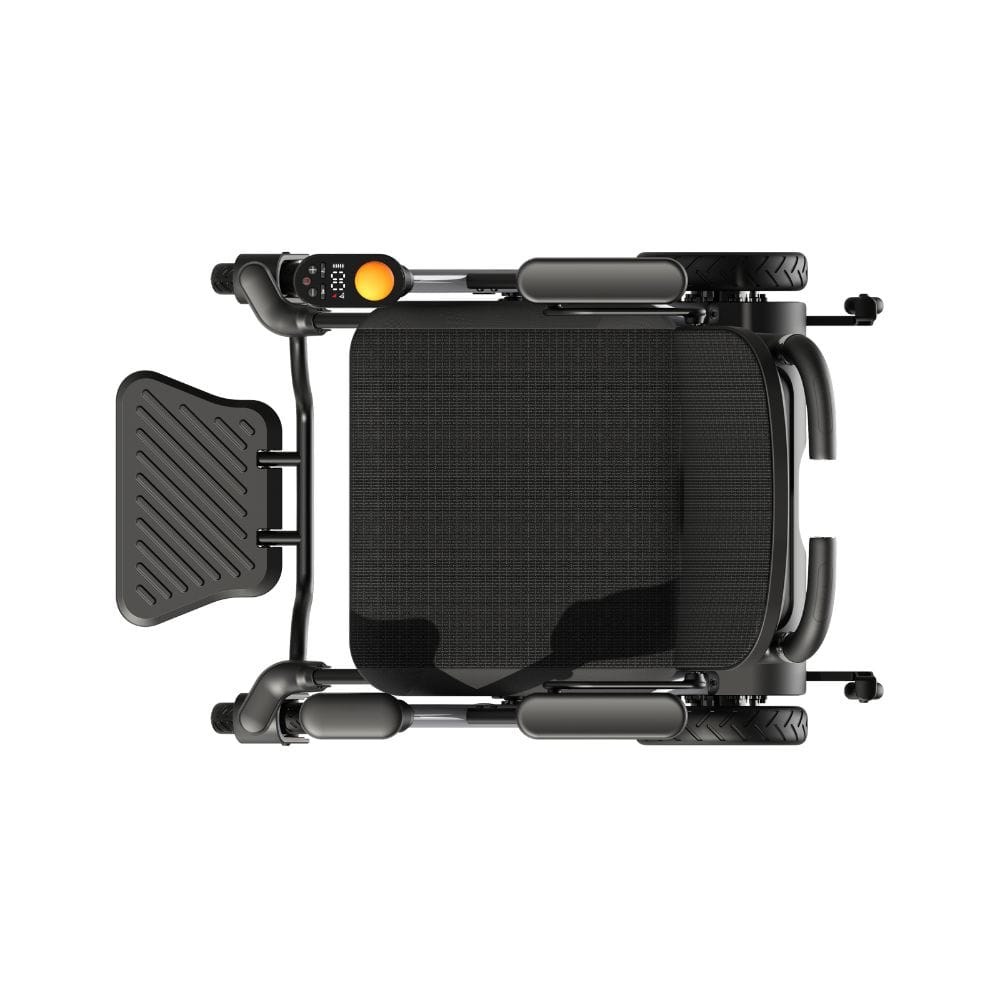 Black vehicle roof rack on a white background