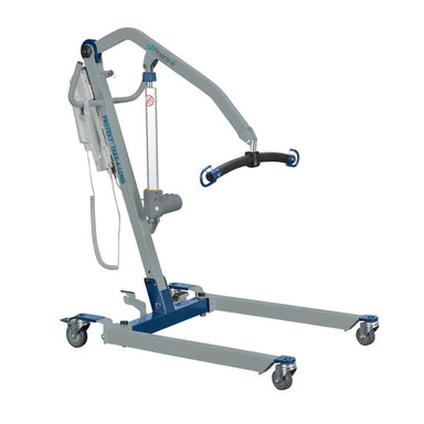 Portable lift on wheels with a white background