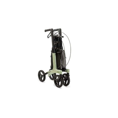 Rollator with four wheels on a white background