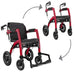 Rollz Motion Performance Walker-Wheelchair Combo Ruby Red