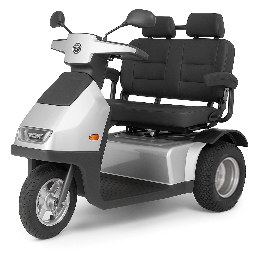 Afikim S3 AT Duo 3-Wheel All-Terrain 2-Seat Mobility Scooter