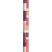 Colorful striped pencil on a white background