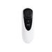 White electronic device with black control panel on a white background
