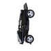 Foldable scooter with wheels on a white background