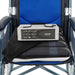Vive device on a wheelchair seat with blue cushion