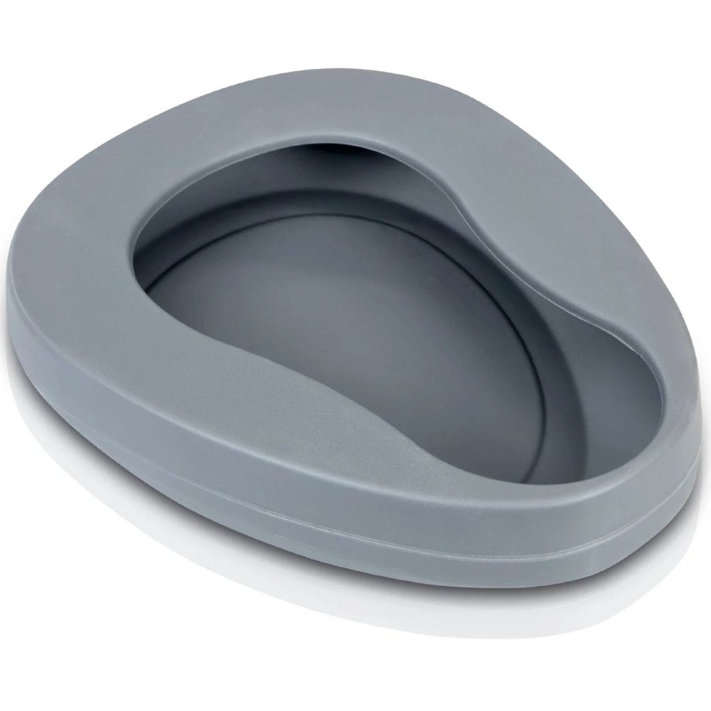 Gray silicone mat on a white background