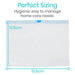 Rectangular product with dimensions 13.5cm x 13.5cm, labeled 'Perfect Sizing' for managing home care needs.