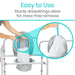 Walker with trash bag holder and drawstrings for easy removal, labeled 'Easy to Use'.