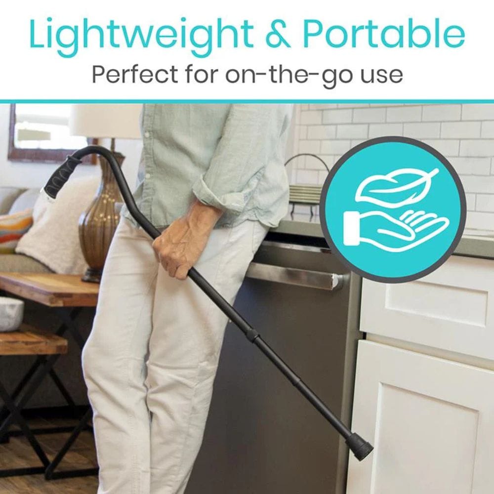 Person holding a portable kitchen tool with text 'Lightweight & Portable' and 'Perfect for on-the-go use'.