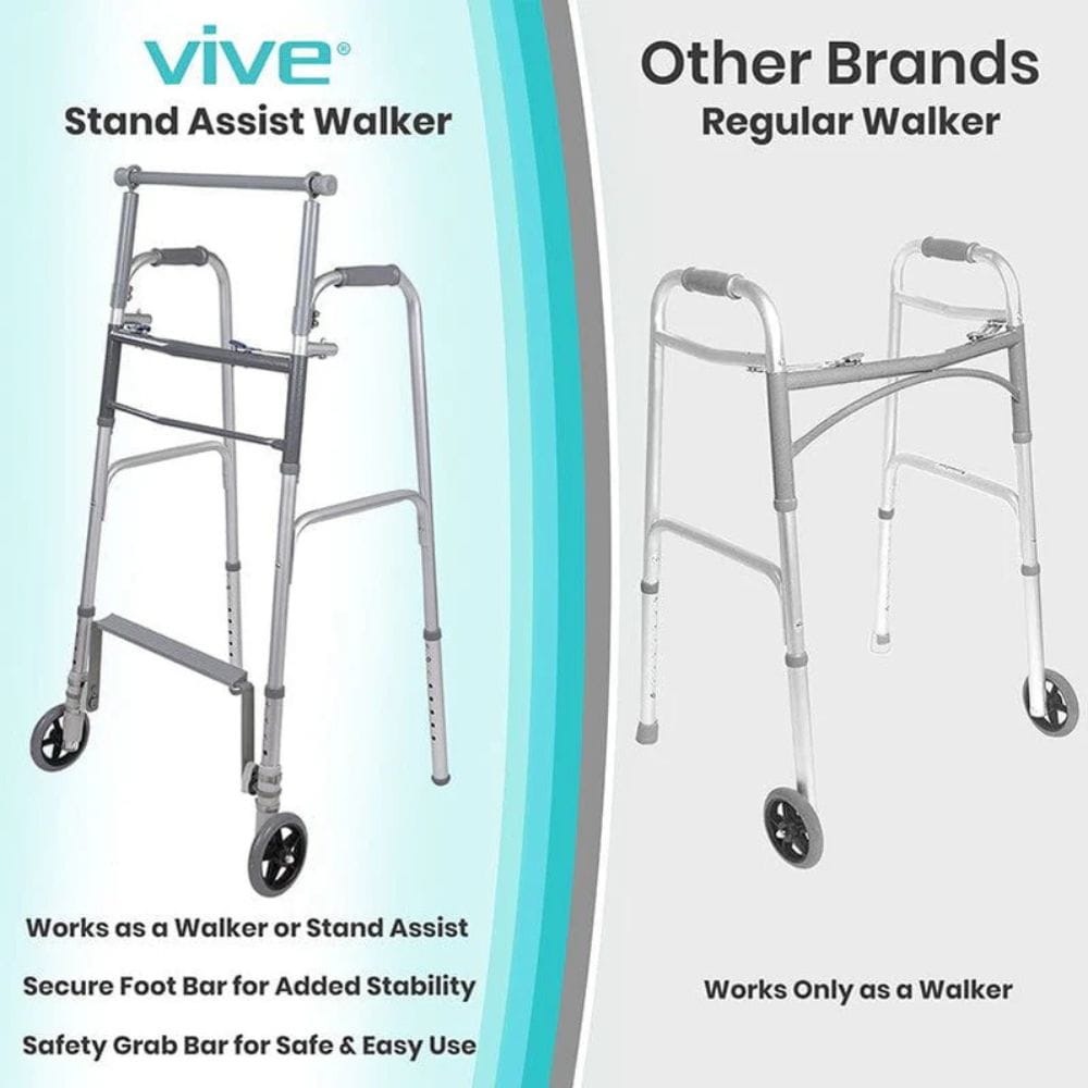 Vive Health Footbar Standing Walker