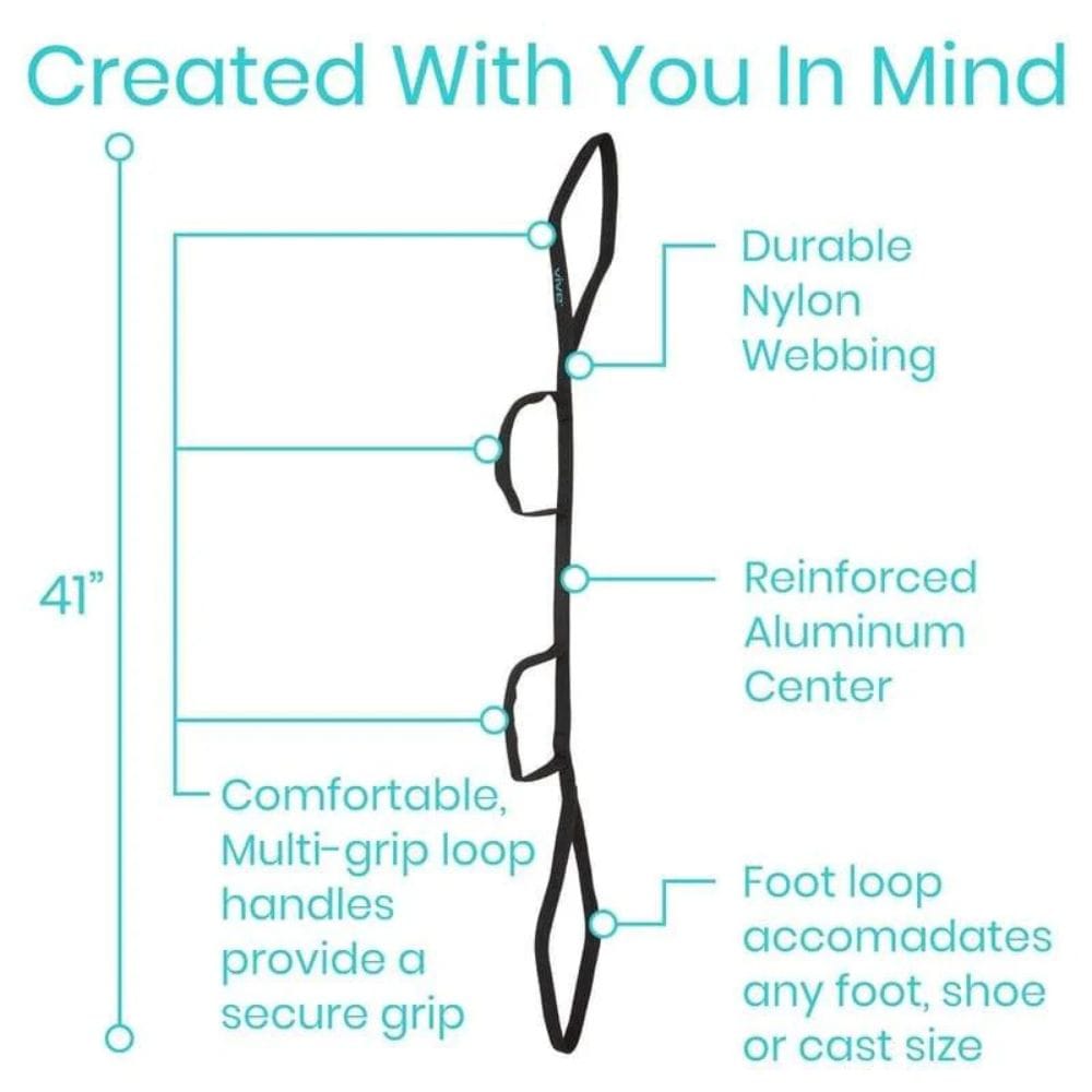 Vive Health Multi-Grip Leg Lifter