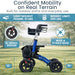 Electric scooter with a smartphone app interface on a white background